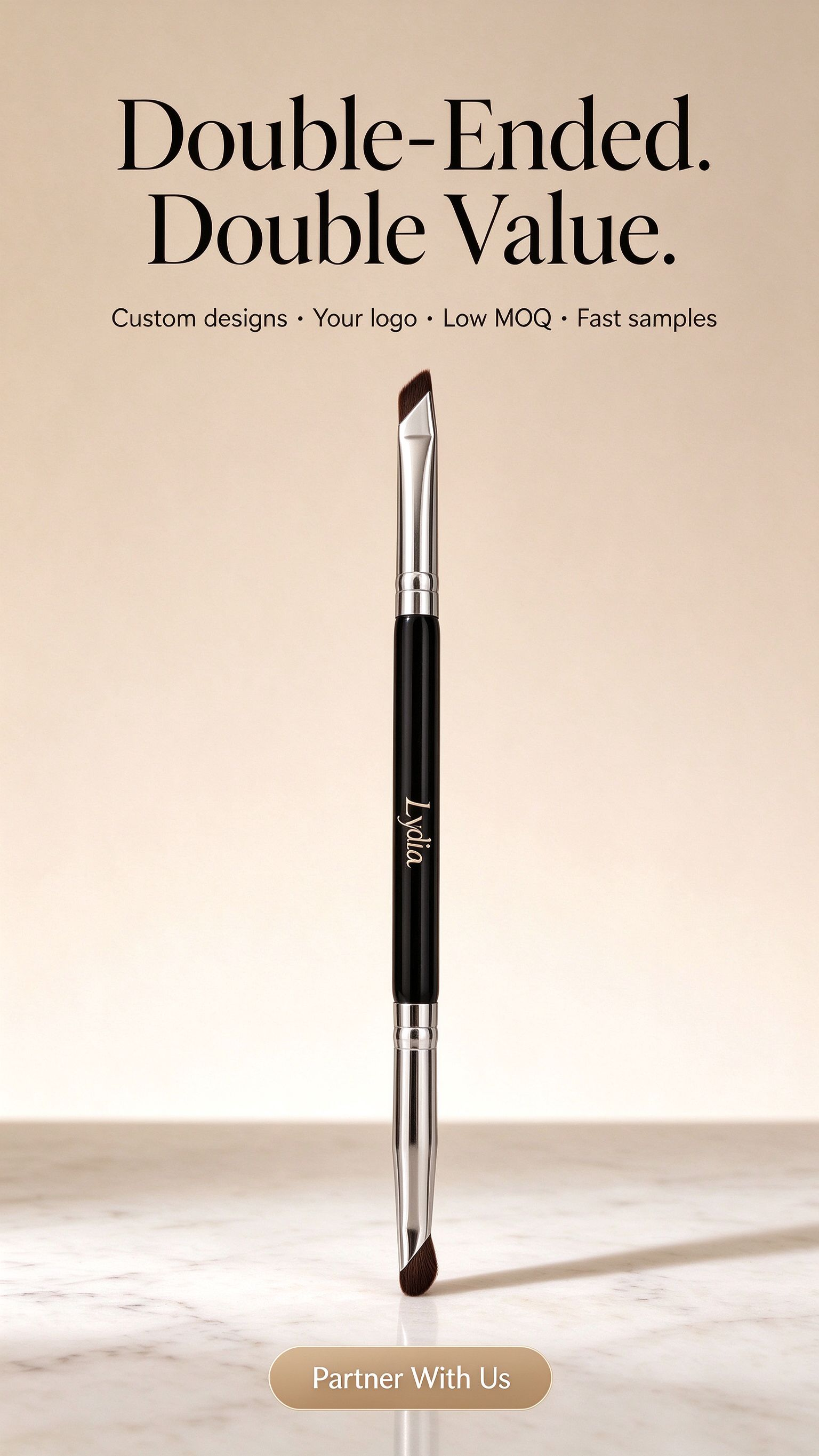 Dual-ended Concealer Brush